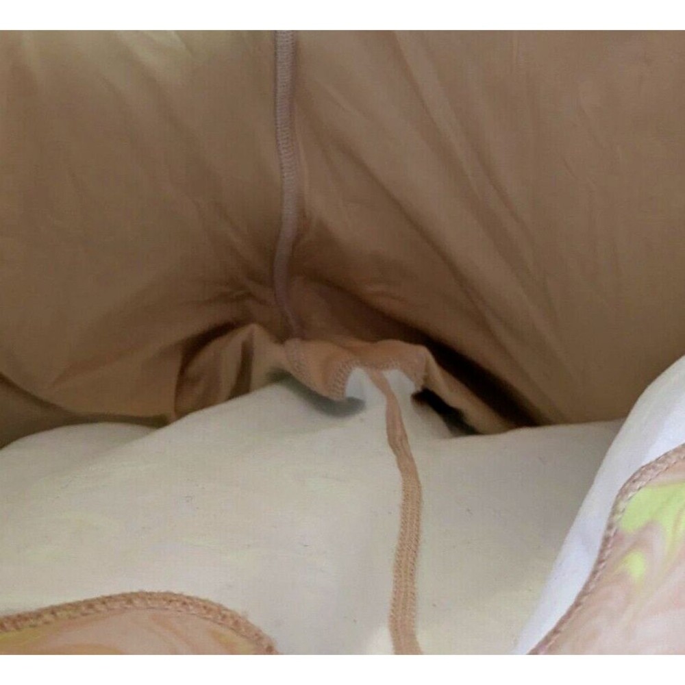 Fabletics Define PowerHold Capri Leggings High Waisted Yellow Pink Marble Large - Picture 9 of 9